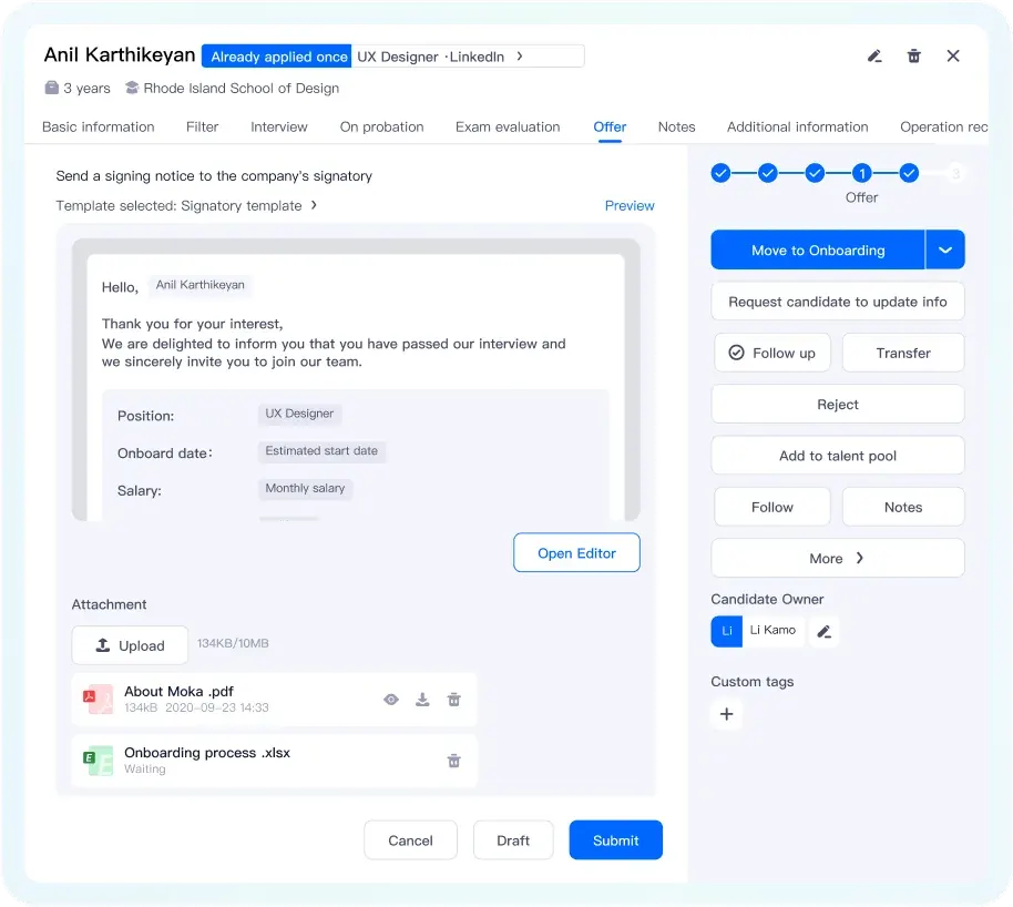 offer management
